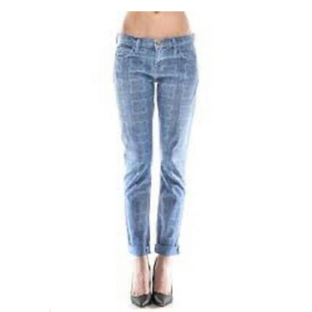 Current Elliott bandana print jeans